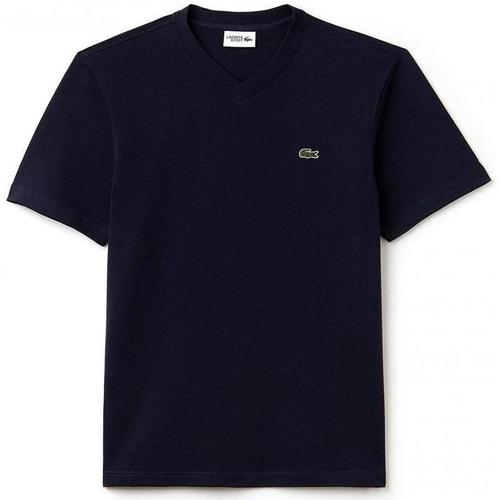 textil Hombre Camisetas manga corta Lacoste TH7419-166 Negro