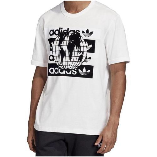 textil Hombre Camisetas manga corta adidas Originals FM2256 Blanco