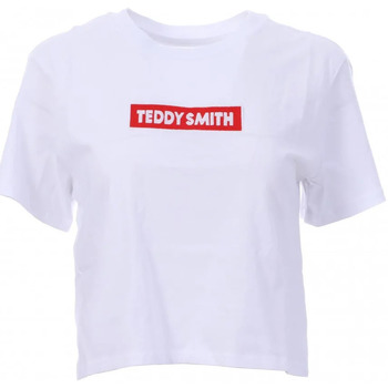 textil Mujer Camisetas manga corta Teddy Smith  Blanco