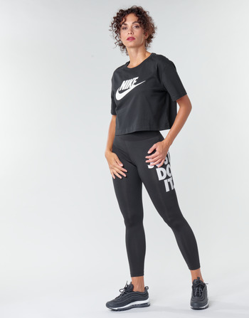 Nike W NSW TEE ESSNTL CRP ICN FTR Negro