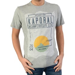 textil Hombre Camisetas manga corta Kaporal 145019 Gris