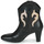 Zapatos Mujer Botines Fericelli NARLOTTE Negro / Oro