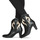 Zapatos Mujer Botines Fericelli NARLOTTE Negro / Oro