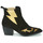 Zapatos Mujer Botines Fericelli NAUSSON Negro / Oro