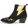 Zapatos Mujer Botines Fericelli NAUSSON Negro / Oro