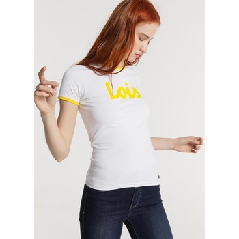 textil Mujer Camisetas manga corta Lois T Shirt Blanc 420472094 Blanco