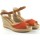 Zapatos Mujer Multideporte Calzamur Sandalia señora  267 teja Rojo