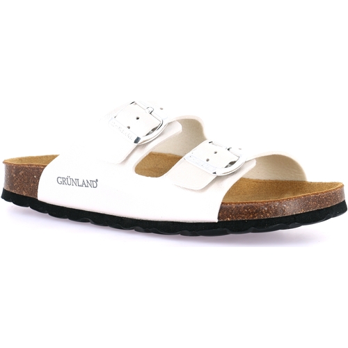 Zapatos Mujer Zuecos (Mules) Grunland DSG-CB2425 Blanco