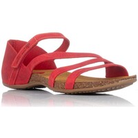 Zapatos Mujer Sandalias Interbios 4476 Rojo