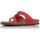 Zapatos Mujer Sandalias Interbios 7119 Rojo