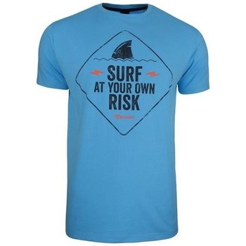textil Hombre Camisetas manga corta Monotox Surf Risk Azul