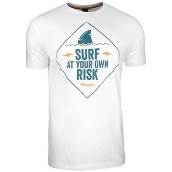 textil Hombre Camisetas manga corta Monotox Surf Risk Blanco