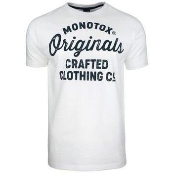 textil Hombre Camisetas manga corta Monotox Originals Crafted Blanco