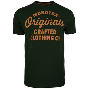 textil Hombre Camisetas manga corta Monotox Originals Crafted Negro