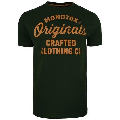 textil Hombre Camisetas manga corta Monotox Originals Crafted Negro