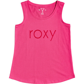 textil Mujer Camisetas manga corta Roxy Camsieta  There Is Life Rosa