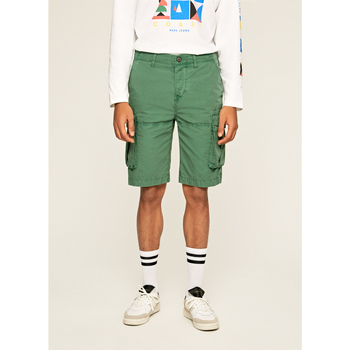 textil Hombre Shorts / Bermudas Pepe jeans SHORT  JOURNEY Verde