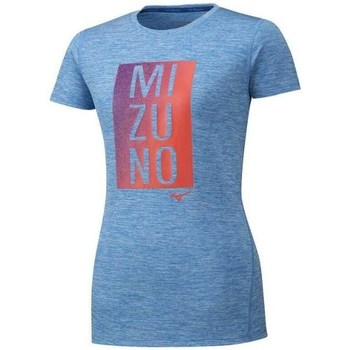 textil Mujer Camisetas manga corta Mizuno Core Graphic Tee Azul