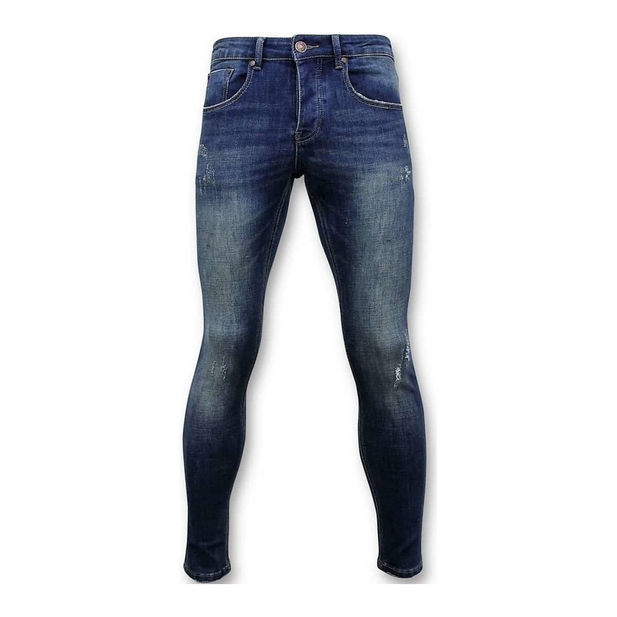 textil Hombre Vaqueros slim True Rise Clásico Jeans D Azul
