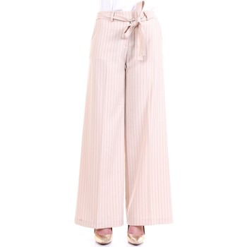 textil Mujer Pantalones con 5 bolsillos Lanacaprina PF2209 Beige