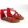 Zapatos Niña Multideporte Xti Sandalia niña  57108 rojo Rojo