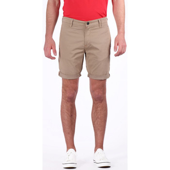 Scotch & Soda Camel Bermuda Chino in Natural for Men Mens Clothing Shorts Formal shorts and chino shorts 