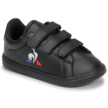 Zapatos Niños Zapatillas bajas Le Coq Sportif COURTSET INF Negro