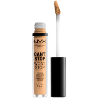 Belleza Mujer Base de maquillaje Nyx Professional Make Up Can't Stop Won't Stop Contour Concealer true Beige 
