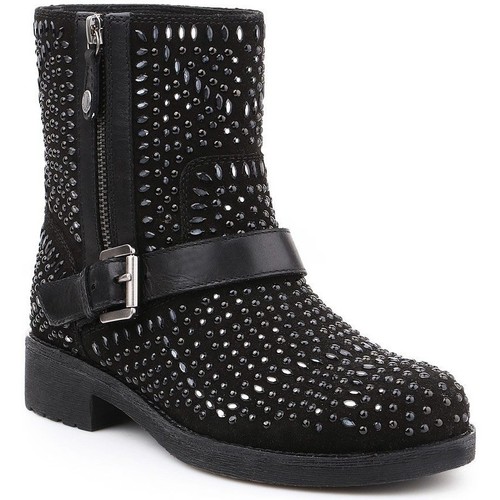 Zapatos Mujer Zapatillas altas Geox D New Virna K D6451K-02243-C9999 Negro