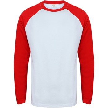 textil Hombre Camisetas manga larga Skinni Fit SF271 Rojo