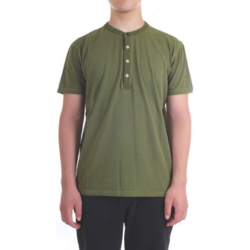 textil Hombre Camisetas manga corta Diktat DK77162 T-Shirt/Polo hombre Verde militar Multicolor