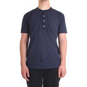 textil Hombre Camisetas manga corta Diktat DK77162 T-Shirt/Polo hombre Azul Azul