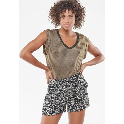 textil Mujer Shorts / Bermudas Le Temps des Cerises Short IRIS Negro