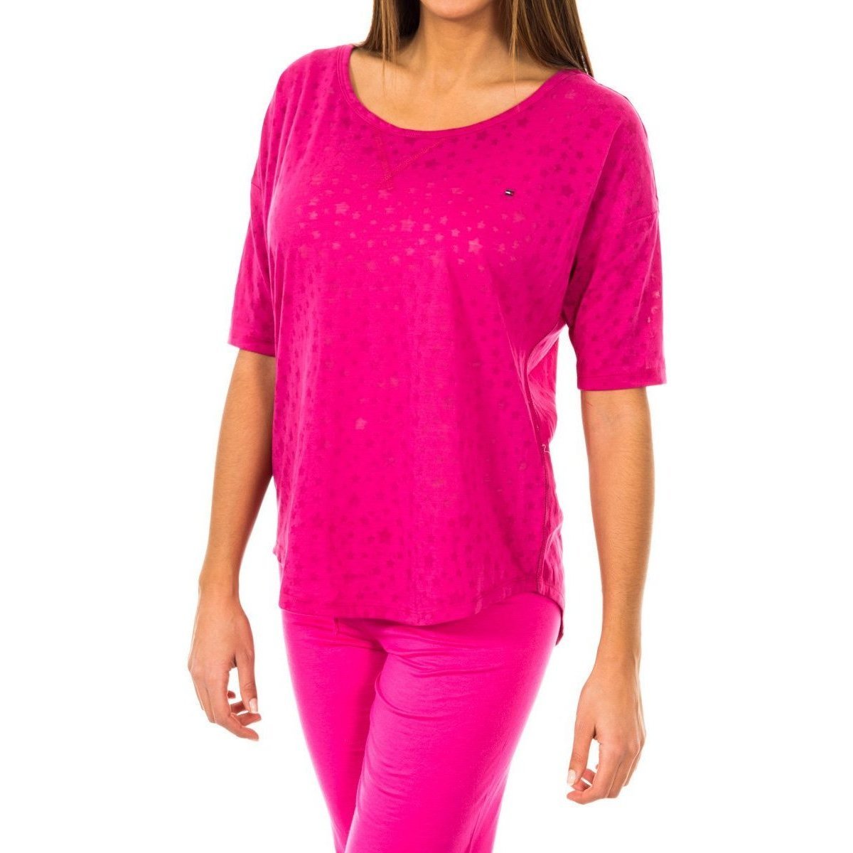 textil Mujer Camisetas manga larga Tommy Hilfiger 1487903527-521 Rosa