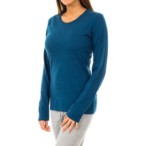 textil Mujer Camisetas manga larga Tommy Hilfiger 1487903735-445 Azul