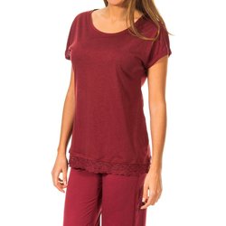 textil Mujer Camisetas manga corta Tommy Hilfiger 1487904330-621 Rojo
