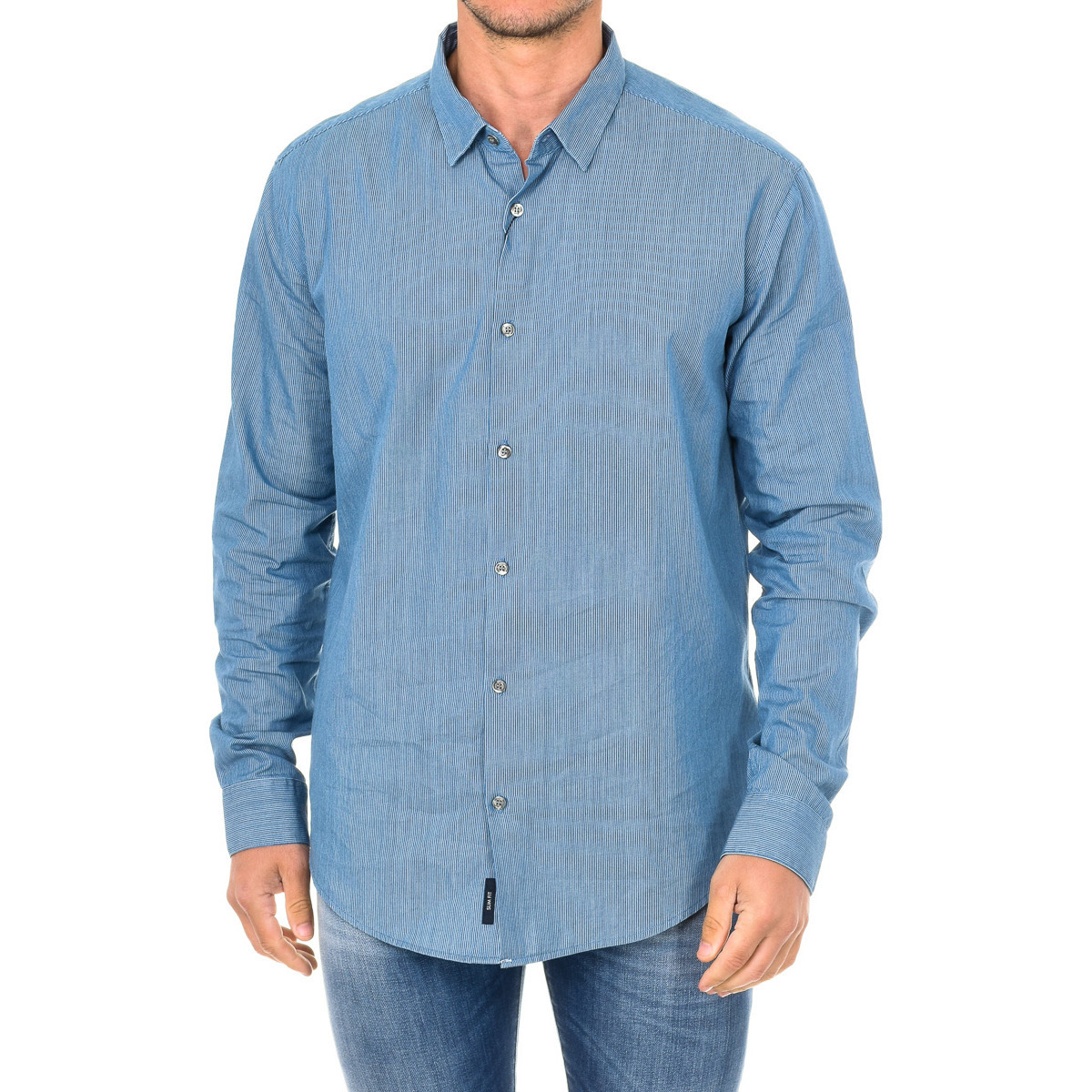 textil Hombre Camisas manga larga Emporio Armani 3Y6C09-6NDZZ-0500 Azul