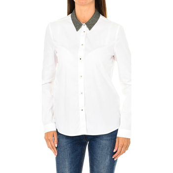 textil Mujer Camisas Armani jeans 6X5C02-5N0KZ-1100 Blanco