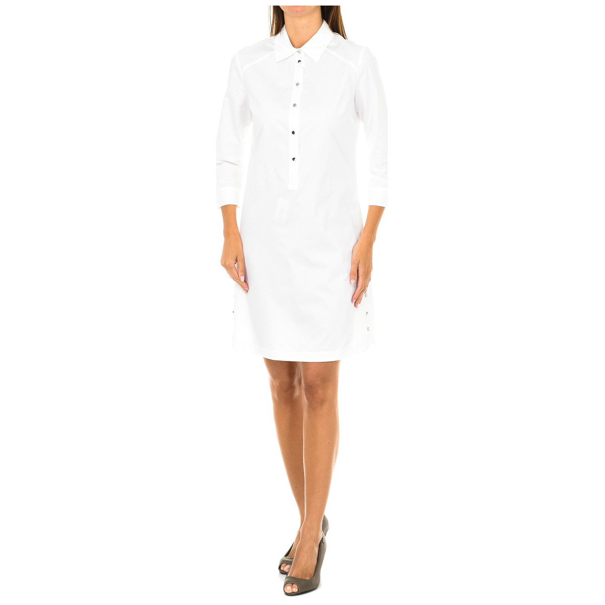 textil Mujer Vestidos cortos Emporio Armani C5A13-PC-10 Blanco