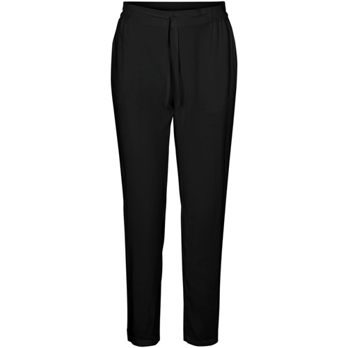 textil Mujer Pantalones Vero Moda 10227814 VMSIMPLY EASY NE LOOSE PANT WNN GA BLACK Negro