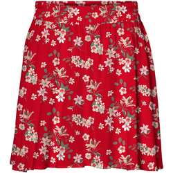 textil Mujer Faldas Vero Moda 10228929 VMSIMPLY EASY SKATER SKIRT VWN GA GOJI BERRY Rojo