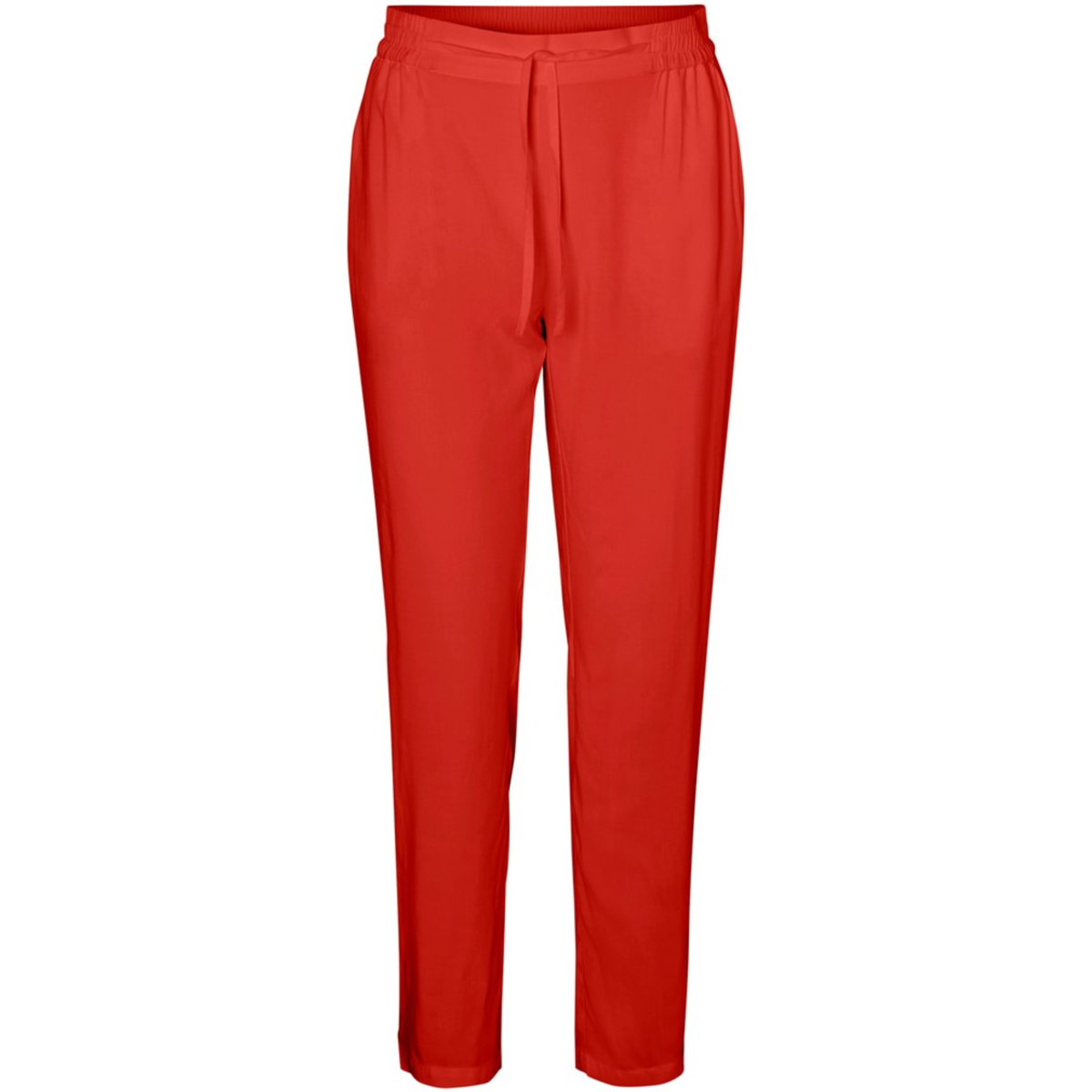 textil Mujer Pantalones Vero Moda 10227814 VMSIMPLY EASY NW LOOSE PANT WVN GA AURORA RED Rojo