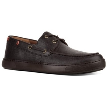 Zapatos Hombre Mocasín FitFlop LAWRENCE BOAT SHOES CHOCOLATE CO Negro