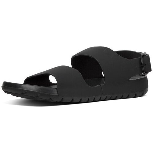 Zapatos Hombre Sandalias FitFlop LIDO TM BACK-STRAP SANDALS IN NEOPRENE BLACK Negro