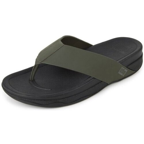 Zapatos Hombre Chanclas FitFlop SURFER TM TOE POST IN NEOPRENE CAMOUFLAGE GREEN Negro