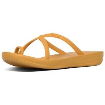 Zapatos Mujer Chanclas FitFlop iQUSION WAVE SLIDES - BAKED YELLOW es Negro