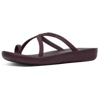 Zapatos Mujer Chanclas FitFlop iQUSION WAVE SLIDES - WILD AUBERGINE es Negro