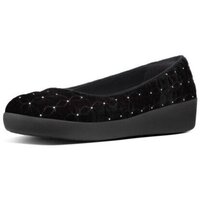 Zapatos Mujer Bailarinas-manoletinas FitFlop QUILTED STARS BLACK Negro