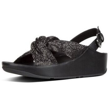 Zapatos Mujer Sandalias FitFlop TWISS CRYSTAL BACK-STRAP SANDALS BLACK Negro