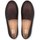 Zapatos Mujer Mocasín FitFlop LENA LOAFERS CHOCOLATE BROWN AW01 Negro